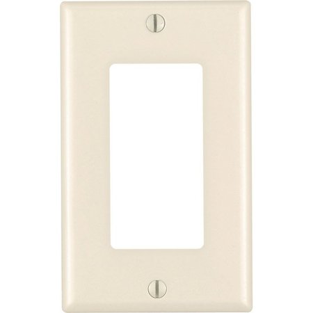 EATON WIRING DEVICES Wall Plate Almond 1G 80401-00T